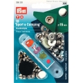 390201 Prym Кнопки Sport+Camping 15мм (10шт) серебристые