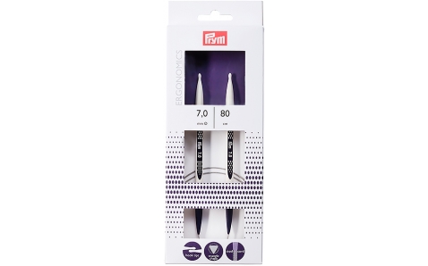 215810 Prym Спицы круговые Ergo 80 см / 7мм