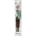 223356 Prym Спицы деревянные съемные укороченные 6,0 (для комбинации с леской 40см)