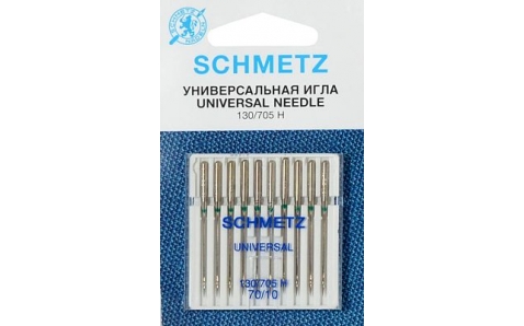 130/705H Иглы Schmetz универ №70 по 10шт (XBS)