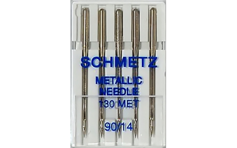 130MET Иглы Schmetz для ниток метталик  №90 по 5шт(MAG)