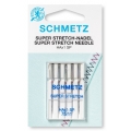 Иглы Schmetz оверлочные супер стрейч №75 HAX1 SP(хромированные)VMS